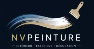 brosse et peinture sur fond bleu nuit